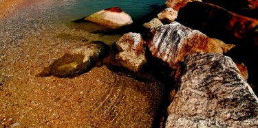 Digital Arts titled "Roccia+acqua" by Peppeluciani, Original Artwork, 2D Digital Work