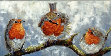 rouge gorge 1-2020 - 20 x 40