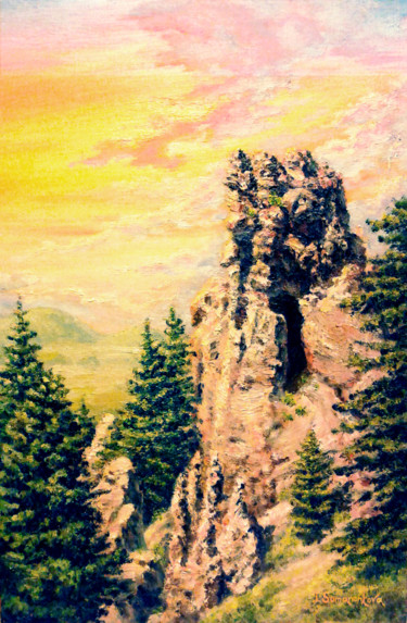 The Guardian. Original painting by Irina Sumanenkova 제목이 "The Guardian. Origi…"인 미술작품 Irina Sumanenkova로, 원작, 기름 나무 들것 프레임에 장착됨