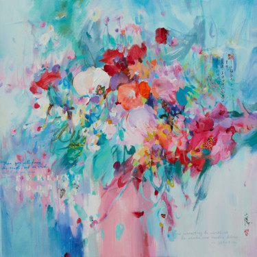 Painting titled "Feeling good" by Xiaoyang Galas, Original Artwork, Acrylic