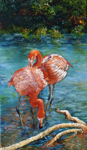 "Flamand rose" 1-2020-40x24