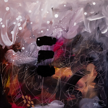 绘画 标题为“Sommeil paradoxal” 由Chantal Proulx, 原创艺术品, 丙烯 安装在木质担架架上