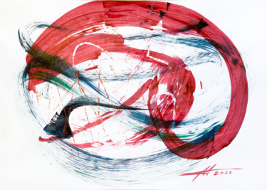 Painting titled "#7" by Anatoliy Menkiv, Original Artwork, Acrylic