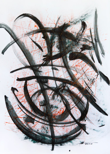 Painting titled "#11" by Anatoliy Menkiv, Original Artwork, Acrylic
