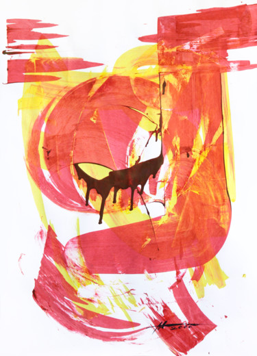 Painting titled "#13" by Anatoliy Menkiv, Original Artwork, Acrylic