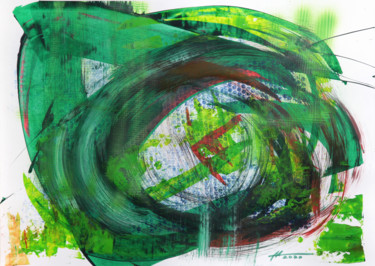 Painting titled "#21" by Anatoliy Menkiv, Original Artwork, Acrylic