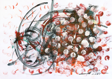 Painting titled "#25" by Anatoliy Menkiv, Original Artwork, Acrylic