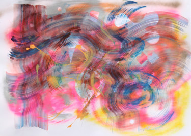 Painting titled "#34" by Anatoliy Menkiv, Original Artwork, Acrylic