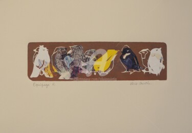 Printmaking titled "Equipage 6" by Olivia Quintin, Original Artwork, Engraving