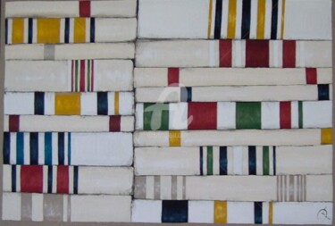 Peinture intitulée "NAPPES 1" par Jacquotte Gaignault, Œuvre d'art originale