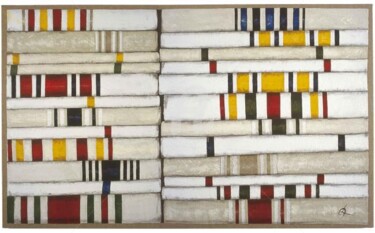 Peinture intitulée "NAPPES 2" par Jacquotte Gaignault, Œuvre d'art originale