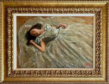 Painting titled "Let Me Fall" by William Oxer, Original Artwork, Oil