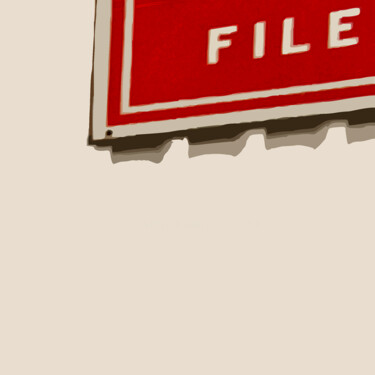 Digitale Kunst getiteld "blisters and stores…" door Henry Pouillon, Origineel Kunstwerk, 2D Digital Work