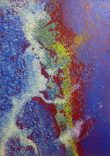 图画 标题为“Les lettres en folie” 由Maria Iacuzzi (SIMPLE ART), 原创艺术品, 水粉