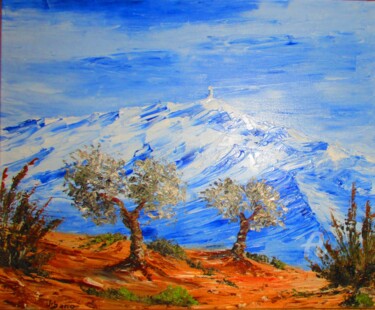 「Le Géant de Provence」というタイトルの絵画 Roberto Urbanoによって, オリジナルのアートワーク, オイル