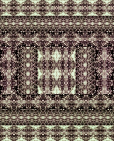 Arte tessile intitolato "Tappeto 7" da Mangani', Opera d'arte originale, Pittura digitale