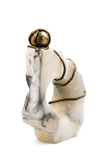 Scultura intitolato "TEMPLUM DEITATIS ES…" da Lorenza Cavalli, Opera d'arte originale, Pietra