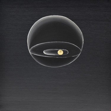 Painting titled "Round Objects #1-2,…" by Faye Zxz, Original Artwork, Oil