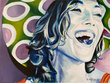 Peinture intitulée "Eclat de rire" par Philippe Metayer, Œuvre d'art originale, Huile