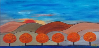 제목이 "Kleiner Herbst"인 미술작품 Harry로, 원작, 기름
