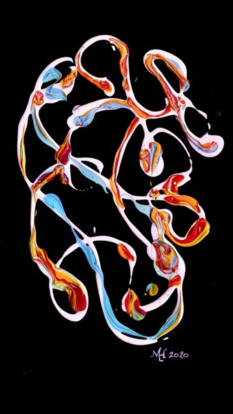 Neverending Schilderij getiteld "Neverending" door Marianne Huizinga, Origineel Kunstwerk, Acryl