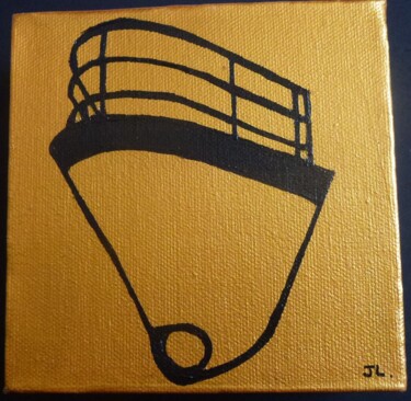 Malerei mit dem Titel "LE NEZ DU FRANCE" von Joelle Le Lan Jl, Original-Kunstwerk, Acryl Auf Keilrahmen aus Holz montiert