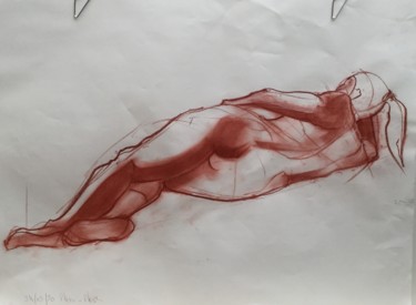 étude de nue à la sanguine Néna 1