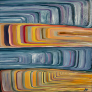 Painting titled "Razor Art vol.6" by Alisa Burachuk, Original Artwork, Oil