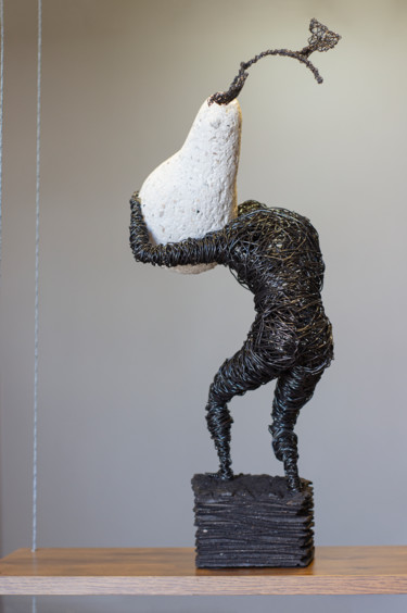 Harvest 53x20x28 3.4kg iron, tufa, perlite 雕塑 标题为“Harvest 53x20x28 3.…” 由Karen Axikyan, 原创艺术品, 金属