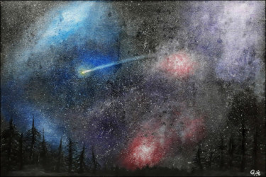 Peinture intitulée "#152 "Hope"" par Gwoo Milord, Œuvre d'art originale, Acrylique