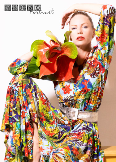 Photographie intitulée "Antho portrait" par Cissia Patricia Schippers, Œuvre d'art originale, Photographie numérique