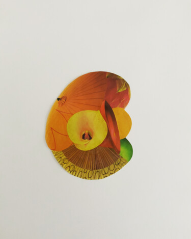 Collages intitulée "Fantaisie 6" par Catherine Jaq, Œuvre d'art originale, Collages