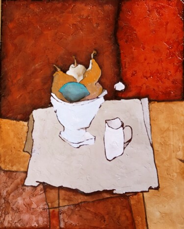 Peinture intitulée "Style life" par André Colpin, Œuvre d'art originale, Huile