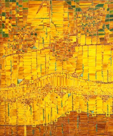 Painting titled "Elle fixe mes désir…" by Jose Carlos Sarmento, Original Artwork