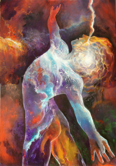 Painting titled "Transitional Mind II" by Daniel Loveday, Original Artwork, Oil
