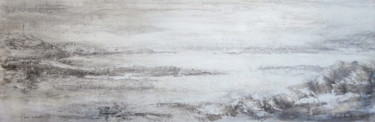 Painting titled "ESPACE OUVERT 1" by Emmanuelle Vroelant, Original Artwork, Acrylic