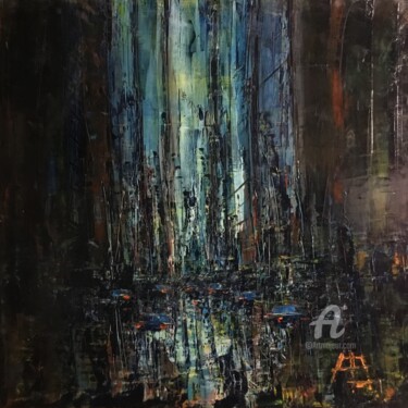 Étude essai 12 Peinture intitulée "Étude essai 12" par Francois Barroux, Œuvre d'art originale, Huile
