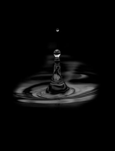 La Goutte d'eau Arts numériques intitulée "La Goutte d'eau" par Maria Iacuzzi (SIMPLE ART), Œuvre d'art originale, Photo montage