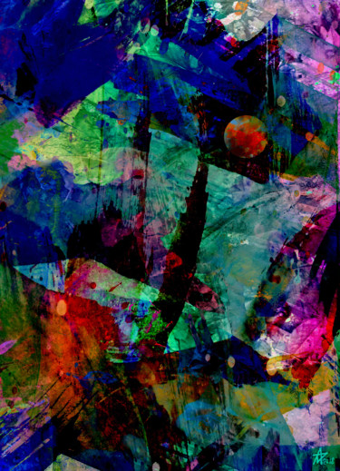 数字艺术 标题为“Landscape. Series "…” 由Munir Akhmejanov, 原创艺术品, 数字油画