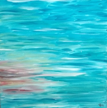 Peinture intitulée "Plongeon" par Renaud Angerville-Langlois, Œuvre d'art originale, Acrylique