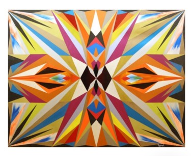 Peinture intitulée "Regard de pieuvre" par Pascal, Œuvre d'art originale, Acrylique