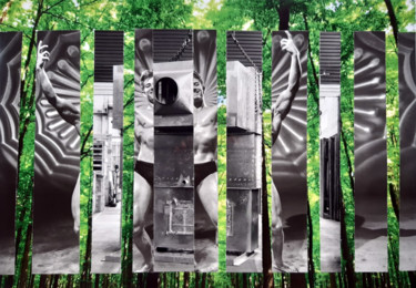 Collages titled "sans titre 2" by Boyfred, Original Artwork, Collages
