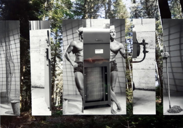 Collages titled "sans titre 5" by Boyfred, Original Artwork, Collages