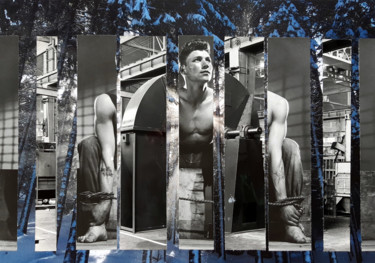 Collages titled "sans titre 8" by Boyfred, Original Artwork, Collages