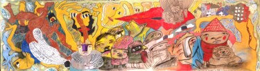 图画 标题为“Street corner 3” 由Pavel Kuragin, 原创艺术品, 粉彩