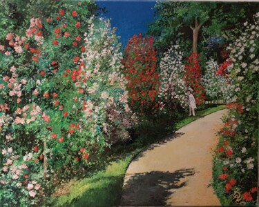 L'esprit du parc Peinture intitulée "L'esprit du parc" par Daniel Combe (DACO), Œuvre d'art originale, Acrylique