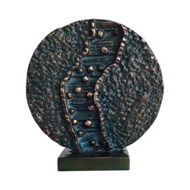 Sculpture titled "Oxygène" by Gérard Taillandier, Original Artwork, Bronze