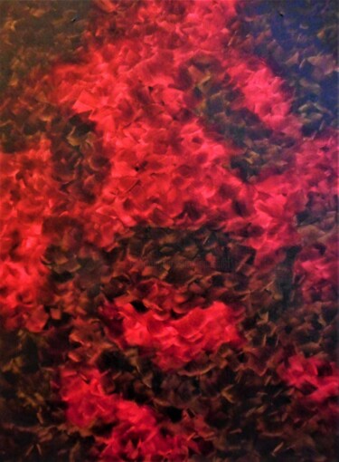 Painting titled "'ON THE BRINK 1'  2…" by Manuel Santiago, Original Artwork, Oil Mounted on Wood Stretcher frame