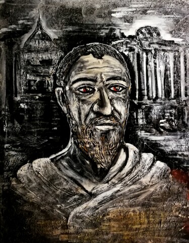 "La sagesse du monde est folie devant Dieu." Apôtre Paul 绘画 标题为“"La sagesse du mond…” 由Michael Jiliak, 原创艺术品, 丙烯