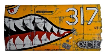 Sculpture titled "FLYING TIGERS ON YE…" by Jerome Chauvin (JICE), Original Artwork, Acrylic